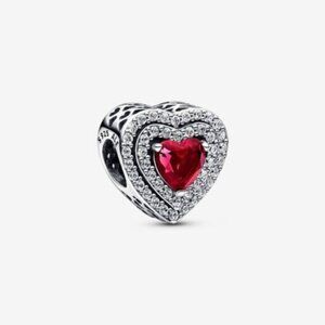 🌺Pandora Sparkling Levelled Heart Charm